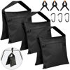 Picture of 3 Pack Photography Sandbag Heavy Duty Sand Bags with Zipper Weight Bag Saddlebag Design for Photography Stand with Spring Clamps & Buckle Sand Bag Weights for Backdrop Stand Photo Tripod