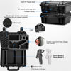 Picture of Lekufee Waterproof Hard Case Compatible with DJI Osmo Mobile 6,Osmo Mobile 5 Gimbal Stabilizer,DJI Mic Mini,DJI Mic 2,DJI Mic and More Accessories(Case Only)
