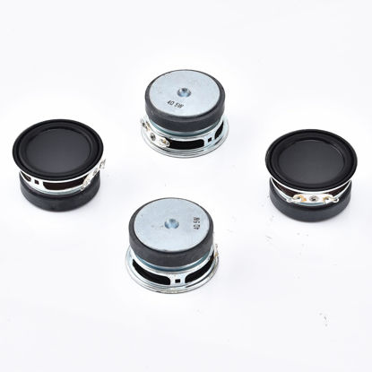 Picture of Cylewet 4Pcs Diameter 40mm 4Ohm 5W Full Range Audio Speaker Stereo Woofer Loudspeaker for Arduino (Pack of 4) CYT1123