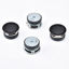 Picture of Cylewet 4Pcs Diameter 40mm 4Ohm 5W Full Range Audio Speaker Stereo Woofer Loudspeaker for Arduino (Pack of 4) CYT1123