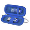 Picture of USB Flash Drive Case, Thumb Drives/SD/Memory Cards/Stick/SDXC SDHC Storage Holder, Electronic Accessories for SanDisk for Samsung for SamData/TOPESEL for PNY/YubiKey for Inland - Bag Only (Blue)