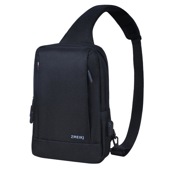 Picture of ZMEIKJ Tablet Carrying Bag iPad Bag 9-11 Inch Tablet Sleeve iPad Sling Bag iPad Sleeve Satchel Bag Men Messenger Bag Work Bag