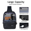 Picture of ZMEIKJ Tablet Carrying Bag iPad Bag 9-11 Inch Tablet Sleeve iPad Sling Bag iPad Sleeve Satchel Bag Men Messenger Bag Work Bag