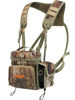 Picture of NEW VIEW Bino Packs for Hunting - Binocular Straps Harness Chest Pack with Detachable Rangefinder Pouch, Adjustable Camo Binos Harness & Rain Cover - Ideal for Bow Hunter- Large