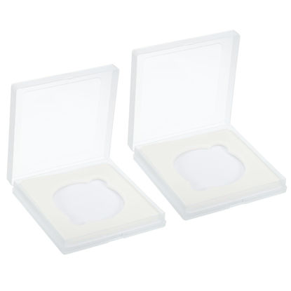 Picture of PATIKIL 67mm Lens Filter Case, 2pcs Camera Filter Case Portable Lens Filter Box Water Resistant Dustproof Plastic for Photography Filter Storage