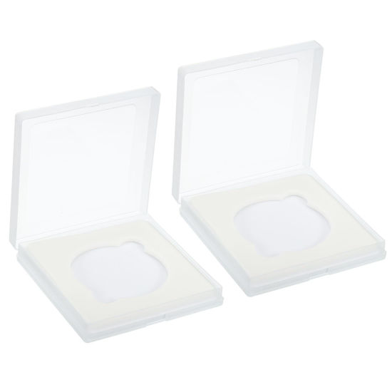 Picture of PATIKIL 67mm Lens Filter Case, 2pcs Camera Filter Case Portable Lens Filter Box Water Resistant Dustproof Plastic for Photography Filter Storage