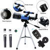 Picture of ToyerBee Telescope for Adults & Kids, 70mm Aperture (15X-150X) Portable Refractor Telescopes for Astronomy Beginners, 300mm Professional Travel Telescope with A Phone Adapter& A Wireless Remote