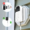 Picture of iTODOS 20ft/6m Power Cable and Adapter for myQ Smart Garage Door Video Keypad, Weatherproof Outdoor Flat Charging Cable Continuously Charging Your Video Keypad