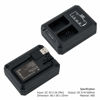 Picture of JJC NP-FW50 Battery Charger USB Dual Slot for Sony ZV-E10 A6000 A6100 A6300 A6400 A6500 A7 A7II A7S A7SII A7R A7RII NEX-7 NEX-6 SLT-A99II DSC-RX10IV DSC-RX10III DSC-RX10II DSC-RX10 Cameras