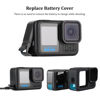 Picture of HSU Silicone Sleeve Case for GoPro Hero 13 Black, Battery Side Cover & Screen Protectors & Lens Caps & Lanyard, GoPro Hero 13 Black Accessories Kit
