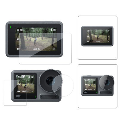 Picture of TELESIN 6 Pcs Lens Screen Protector for DJI Osmo Action 5 Pro, Ultra HD LED Display Film for DJI OSMO Action 5 Camera, 4 PCS Front and Back Screen Protector + 2 PCS Lens Film Foil, Bubble-Free