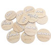 Picture of 3D Wooden Monthly Milestone Cards, Baby Monthly Milestone Marker Cards, Newborn Memento Milestone to Document Baby's Growth, Pregnancy Journey Sign -incl Announcement & Hello World Sign.