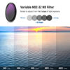 Picture of NEEWER HD True Colors 58mm Variable ND Filter ND2-512 (1-9 Stops), VND Filter & Magnetic ND32 Lens Filter, Multi Coated Neutral Density Filter, No Color Shift/No X Cross/No Vignetting