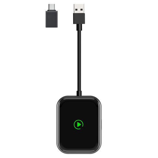 Picture of Wireless CarPlay & Android Auto Adapter - 2-in-1 Plug & Play Solution, Converts Wired Systems to Wireless, Compatible with iPhone & Android