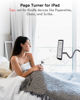 Picture of Remote Scrolling Ring for TikTok, 2-in-1 TIK Tok Scroller Ring with Phone Holder, Wireless Page Turner for iPad/iPhone Ebook Reading, Photo Taking Video Recording Remote for iOS Android Devices Black