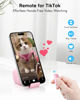 Picture of Remote Scrolling Ring for TikTok, 2-in-1 TIK Tok Scroller Ring with Phone Holder, Wireless Page Turner for iPad/iPhone Ebook Reading, Photo Taking Video Recording Remote for iOS Android Devices Pink