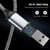 Picture of 2Pack USB to 3.5mm Jack Audio Adapter, USB to Audio Aux Cable External Stereo Sound Card, USB to 3.5mm TRRS Female Headset forPS4/PS5/Headphone/Mac/Linux/Laptop/Desktops/Docking Station