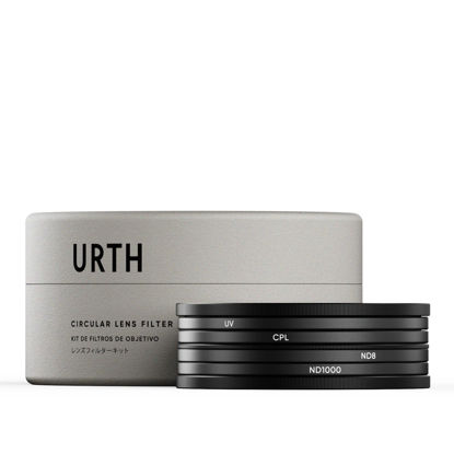 Picture of Urth 40.5mm 4-in-1 Lens Filter Kit (Plus+) - UV, CPL, Neutral Density ND8, ND1000, Multi-Coated Optical Glass, Ultra-Slim Camera Lens Filters