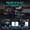 Picture of CNDPSTE Wireless CarPlay Adapter for iPhone, Apple CarPlay Wireless Adapter 2024, Plug & Play Convert Wired to Bluetooth CarPlay Dongle, No Latency for iOS 10+ and Cars from 2016+, USB Tpye A