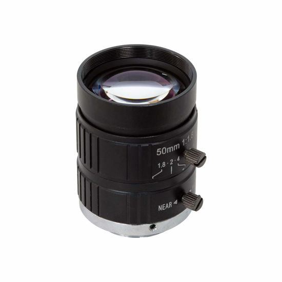 Picture of Arducam Telephoto C-Mount Lens for Raspberry Pi HQ Camera, 50mm Focal Length with Manual Focus and Adjustable Aperture, Industrial Telephoto Lens
