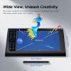 Picture of ienRon Drawing Tablet 10X6 Inch Art Tablet with Battery-Free Pen 8192 Levels Stylus,12 Hot Keys,Best Gift for Graphics Tablet Compatible with Windows,Mac,Android for Drawing,Design, Teaching