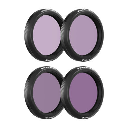 Picture of Freewell ND8, ND16, ND32, ND64 Standard Daylight Filter Set for Osmo Action 5 Pro/Action 4/Action 3 - Essential for Daylight Filming