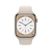 Picture of Apple Watch Series 8 [GPS + Cellular 45mm] Starlight Aluminum Case with Starlight Sport Band S/M (Renewed)