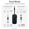 Picture of HomeSpot Bluetooth 5.3 Airplane Adapter, Rotary Volume, aptX Low Latency & Adaptive, 25 Hrs, Use with Any 3.5mm Jack on Airplanes, TVs, Car, Gym, Ideal for AirPods, Headphones and More, Black
