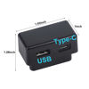 Picture of FRCVESNG Car OBD Power Adapter, PD 30W OBD Male to Type-C USB Female Charger DC12‑24V OBD Car Charger for Mobile Phones, Dash Camera GPS, Tablets, Radar Detector, DVR