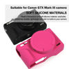 Picture of Easy Hood Case for Canon Powershot G7 X Mark III Digital Camera, Soft Silicone Protective Cover with Removable Lens Cover for Canon Powershot G7X Mark III DSLR Camera (Rose)