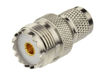 Picture of DHT Electronics RF coaxial Adapter Mini-UHF Male to UHF SO239 PL259 Connector Pack of 2