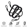 Picture of Selens Electrical Tape Holder for Gaffers Tape, Quick Lock Steel Clip Snap Hooks with 15" Hanging Rope for Photography, Film, Stage and Television Production Carrying Tools
