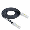 Picture of 10Gtek SFP+ DAC Twinax Cable - 10GBASE-CU Passive Direct Attach Copper SFP Cable for Cisco SFP-H10GB-CU3M, Ubiquiti UniFi UC-DAC-SFP+, Meraki, Fortinet, D-Link, 30AWG, 3-Meter(10ft)