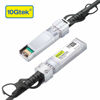 Picture of 10Gtek SFP+ DAC Twinax Cable - 10GBASE-CU Passive Direct Attach Copper SFP Cable for Cisco SFP-H10GB-CU3M, Ubiquiti UniFi UC-DAC-SFP+, Meraki, Fortinet, D-Link, 30AWG, 3-Meter(10ft)