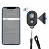 Picture of Wireless Camera Remote Shutter for Smartphones (2 Pack), Zttopo Wireless Phone Camera Remote Control Compatible with iPhone/Android Cell Phone - Wrist Strap Included Black&White