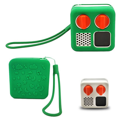 Picture of Anti-Slip Silicone Cover for YOTO Mini Audio Player, Protective Sleeve Case for Mini Player; Accessory for Kids Music Players (case only) (Green)