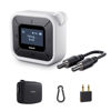 Picture of Syntech Airplane Bluetooth Transmitter Receiver for Airpods or Headphones, LED Display Dual Pairs Low Latency Wireless Bluetooth 5.3 Audio Adapter with Extra Dual 3.5mm AUX Adapter for Flight Car