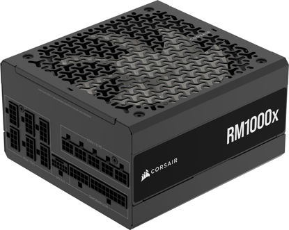 Picture of CORSAIR RM1000x Fully Modular Low-Noise ATX Power Supply - ATX 3.1 Compliant - PCIe 5.1 Support - Cybenetics Gold Efficiency - Native 12V-2x6 Connector - Black
