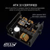 Picture of CORSAIR RM1000x Fully Modular Low-Noise ATX Power Supply - ATX 3.1 Compliant - PCIe 5.1 Support - Cybenetics Gold Efficiency - Native 12V-2x6 Connector - Black