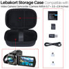 Picture of Lebakort Storage Case Compatible with kimire/SEREE/ORDRO/kicteck/Sony HDRCX405 / GOGERLY/VETEK/WIKICO Video Camera Camcorder Digital Camera Recorder DVC