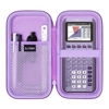 Picture of Hard Case Compatible with Texas Instruments TI-84 Plus CE/TI-84 Plus/TI-Nspire CX II CAS/TI-Nspire CX II/TI-83 Plus/TI-85 /TI-86 /TI30xs /TI36X Pro/TI 34 Color Graphing Calculator (Purple)