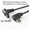 Picture of DYTDIEYINGTU R5 R5C Video Cable is Suitable for Canon Camera Shutter Cable Connected to DJI Ronin stabilizer Photo and Video Shutter Release Control Cable Connected to sc rs2 rs3 rs4/ Focus pro