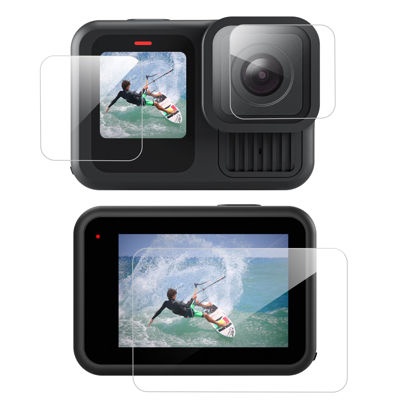 Picture of TELESIN Screen Protector for Go Pro Hero 13 Black, Ultra HD Screen Cover Lens Protector [2+2+2Pack Front Display, Rear Display, Lens] Action Camera Accessories for Hero 13, Scratch Resistant
