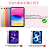 Picture of FUWANG Touch Keyboard Case for iPad 10th Generation 10.9 inch 2022, 360° Rotatable for iPad 10th Generation Case with Keyboard, Multi-Touch Backlit Keyboard for iPad 10th Generation,Pink