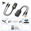 Picture of MEIRIYFA Passive Video Balun BNC to RJ45 Cat5e/6 Video Baluns Transceiver Transmitter with Power Connector for 720P 1080P 3MP 4MP 5MP 8MP HD-CVI/TVI/CVBS Analog to IP Camera Converter (2 Pairs)