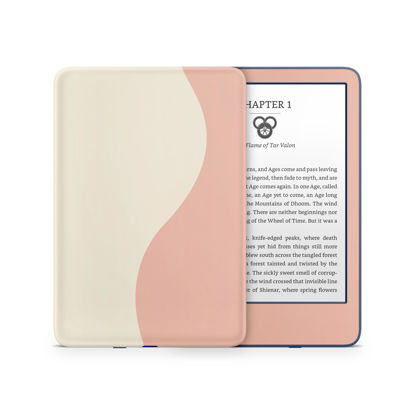 Picture of Tacky Design Colorwave Skin for Kindle Skin Decal, Cream & Orange Skin for Kindle Stickers, Premium Vinyl 3M Full Wrap for Kindle Cover, and for Kindle Wrap Skin for (Kindle (11th Gen, 2022))