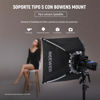 Picture of NEEWER CRB1 S Type Bracket Holder with Bowens Mount & Umbrella Hole for Z2 Z1 Z760 NW760 NW700 TT560 Q3 Square Head Round Head Flash Speedlite Compatible with Godox AD200Pro V1
