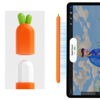 Picture of ELETIUO Carrot Silicone Skin Cover Compatible with Apple Pencil 2nd Generation, Protective Cover Accessories Compatible with iPad Pro 11 12.9 inch