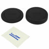 Picture of Haoge Camera Body Cap and Rear Lens Cap Cover Kit for Canon EOS-M EOSM EF-M EFM Mount Camera Lens Such as EOS M M3 M5 M6 M6 Mark II M10 M50 M100 M200