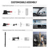 Picture of NEEWER Triple Suction Cup Car Mount Kit, Carbon Fiber Camera Mount with Action Camera Adapter, NATO Rail & 24"/60cm Extension Pole Compatible with GoPro Insta360, 2.2lb/1kg Max Load, CA136
